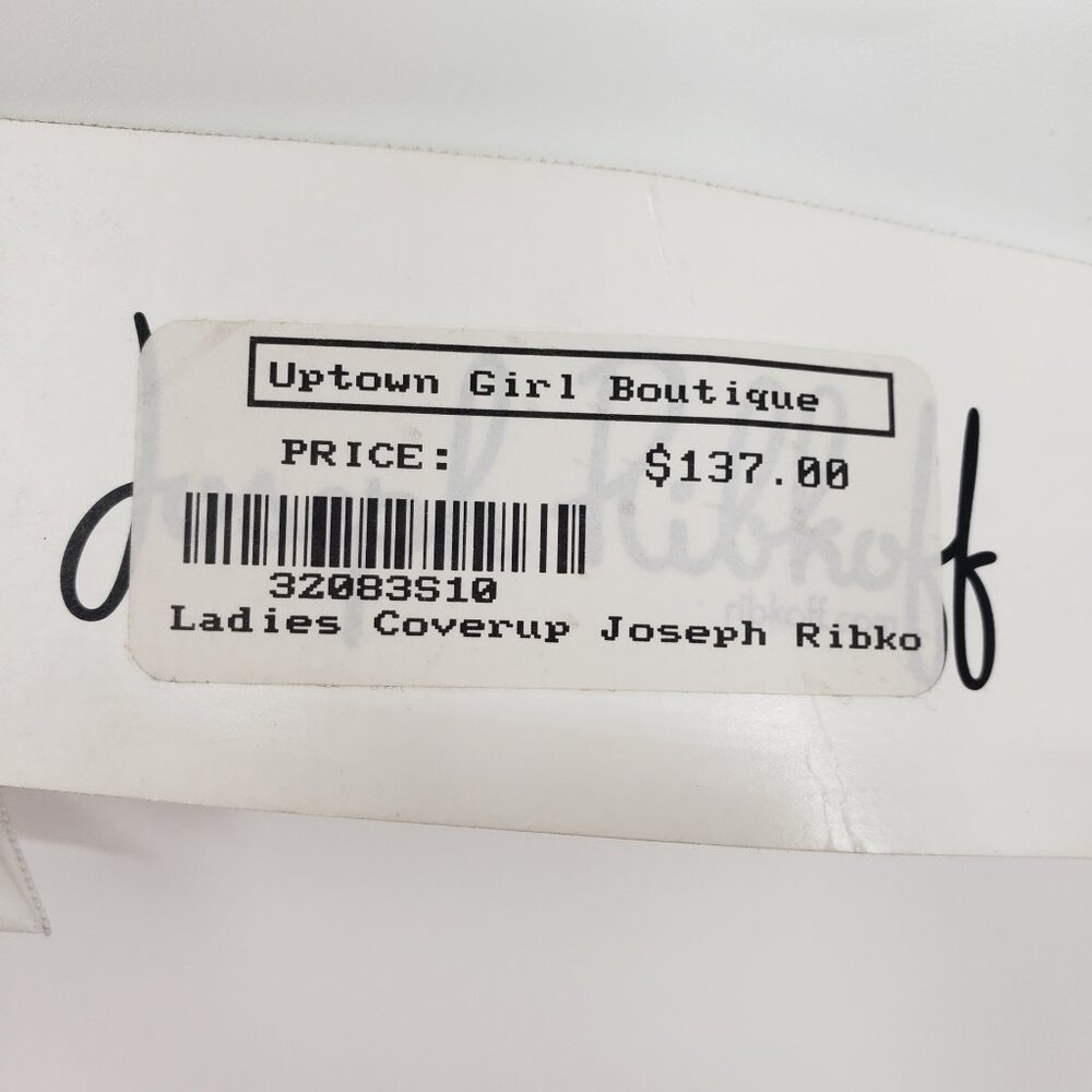 Joseph Ribkoff Cover up Jacket 10 Womens Silky Knit Style 32083 Black - Picture 11 of 12